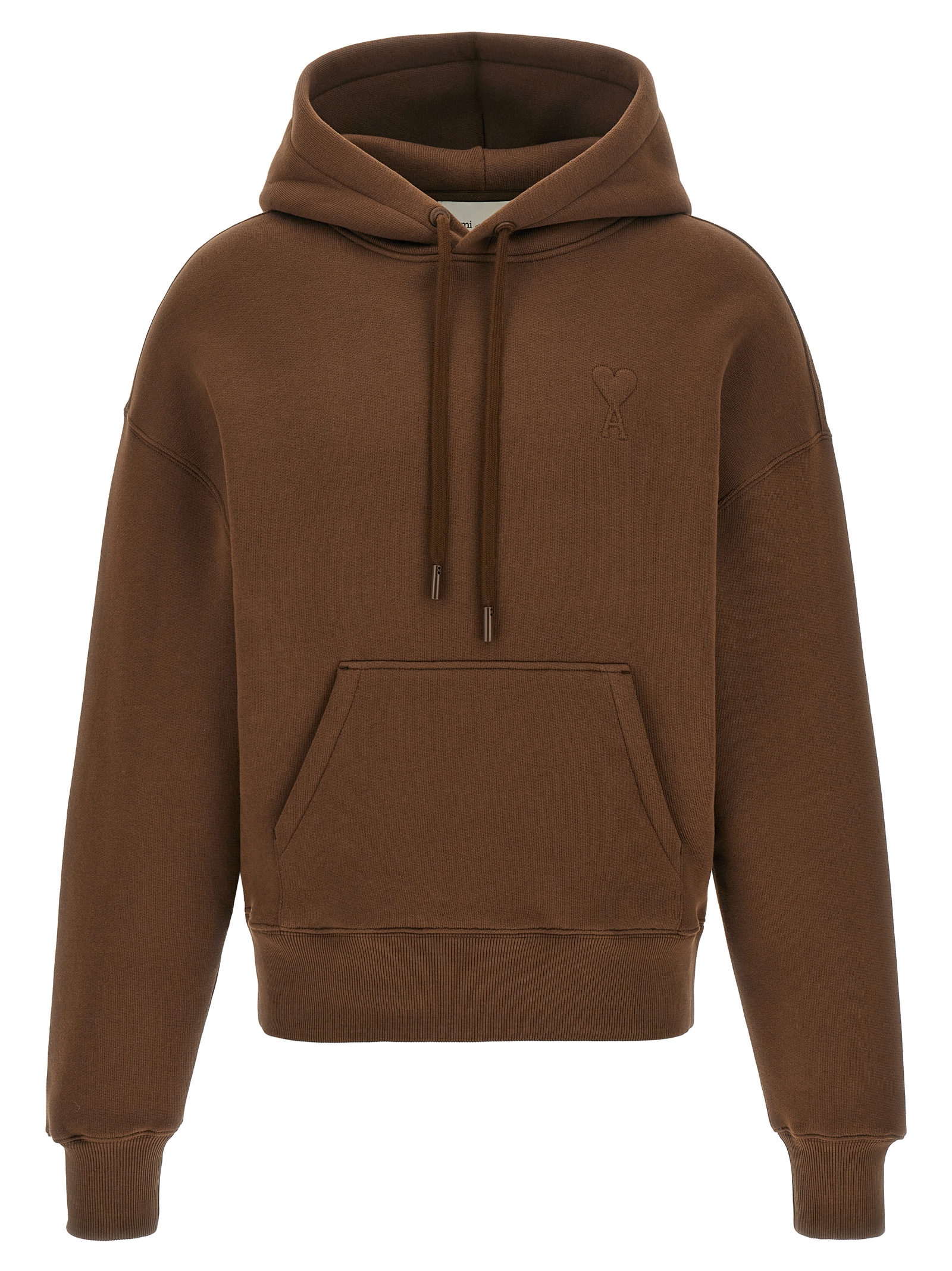 Brown Cotton Hoodie