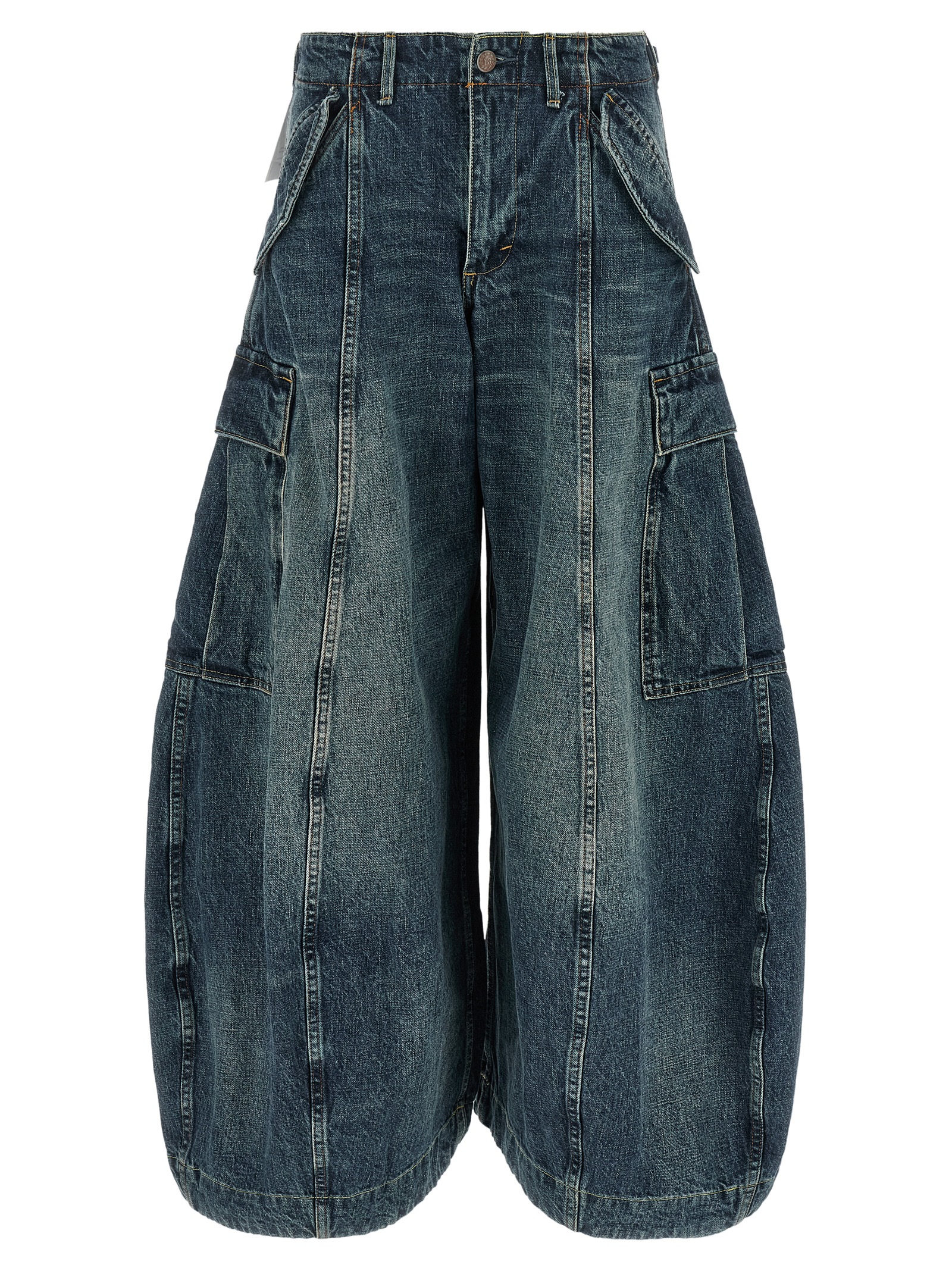 Blue Cotton Jeans Denim