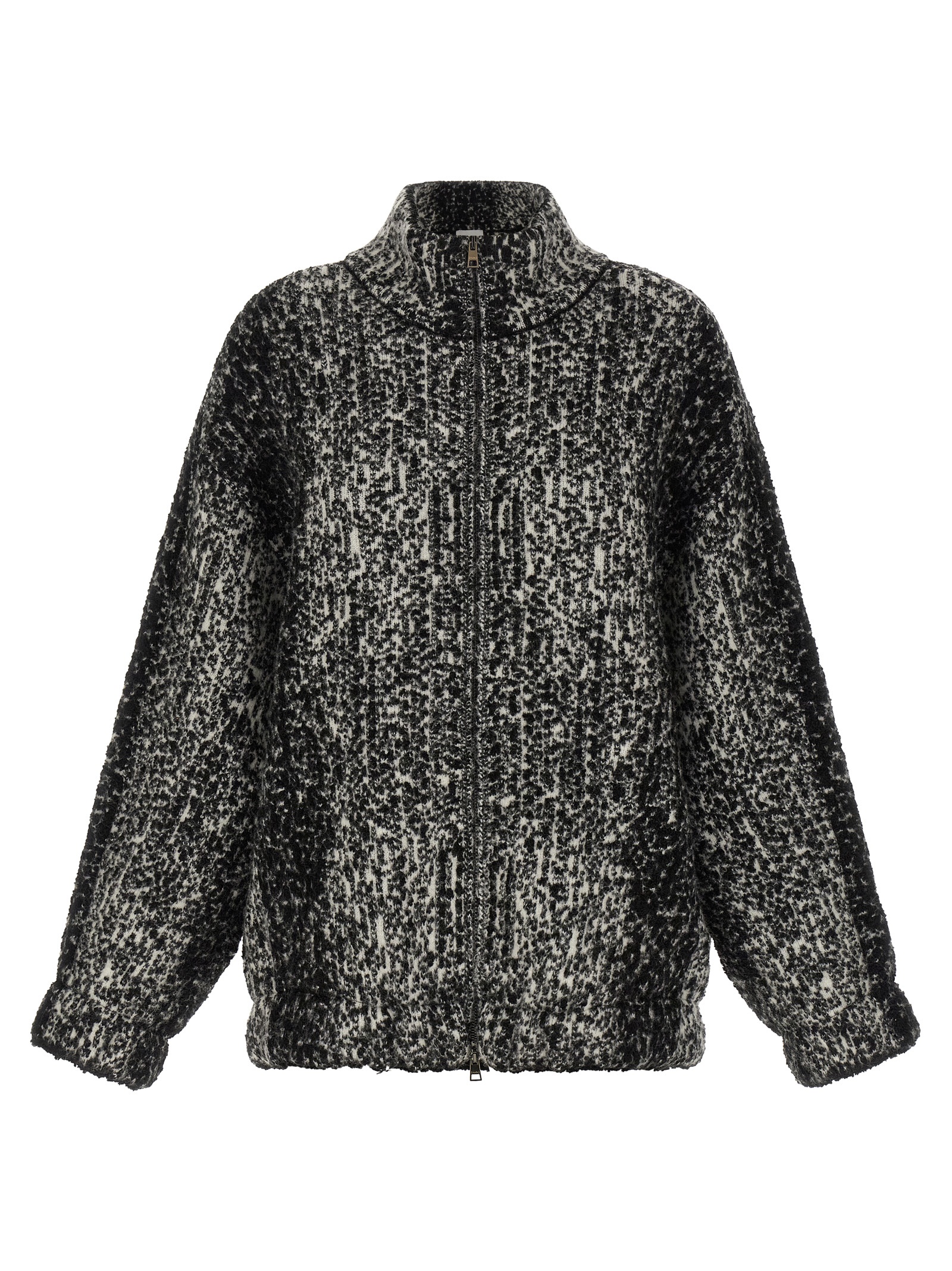 Bicolor Wool Bomber