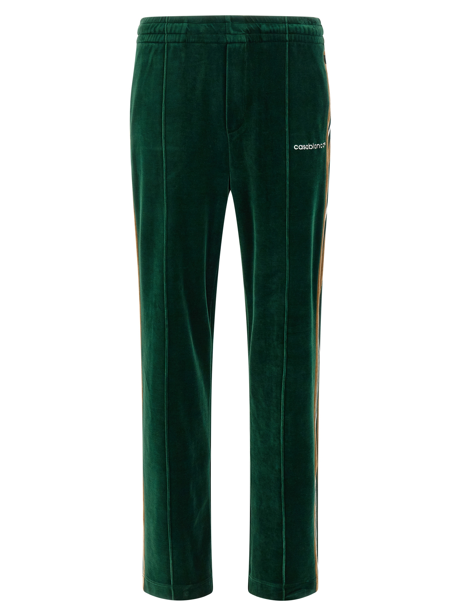 Bicolor Cotton Casual Pants