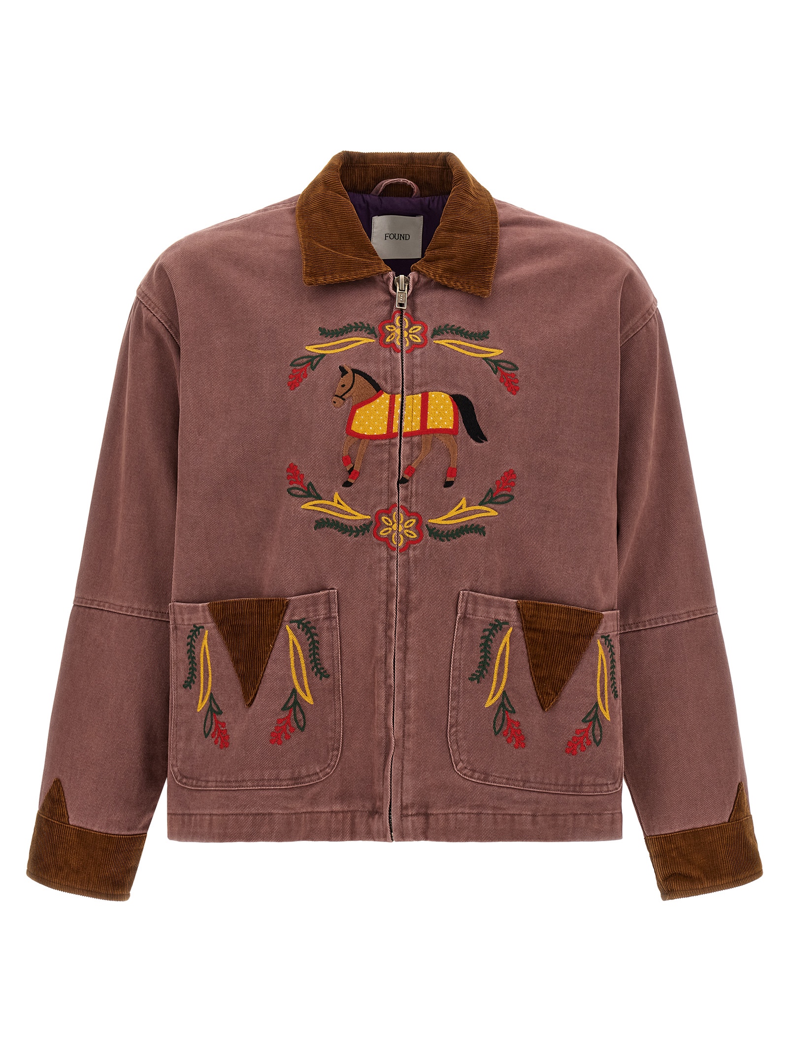 Multicolor Cotton Denim Jacket