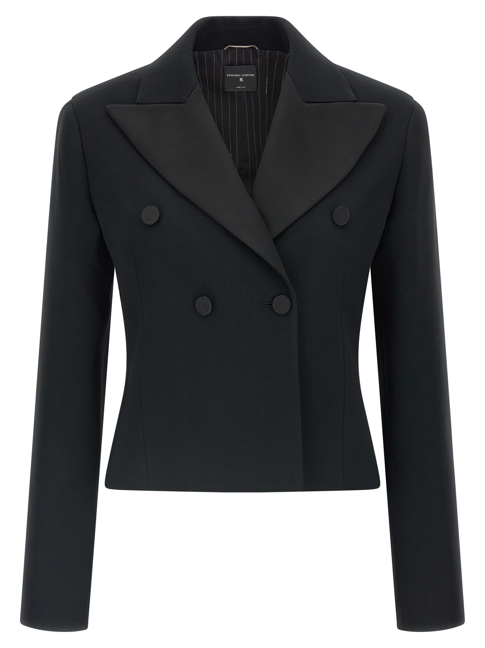 Black Viscose Blazer