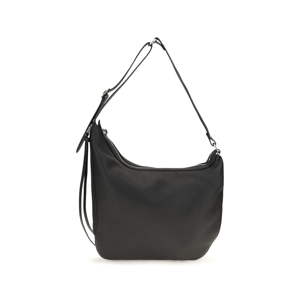Black Calf Leather Bos Taurus Shoulder Bag