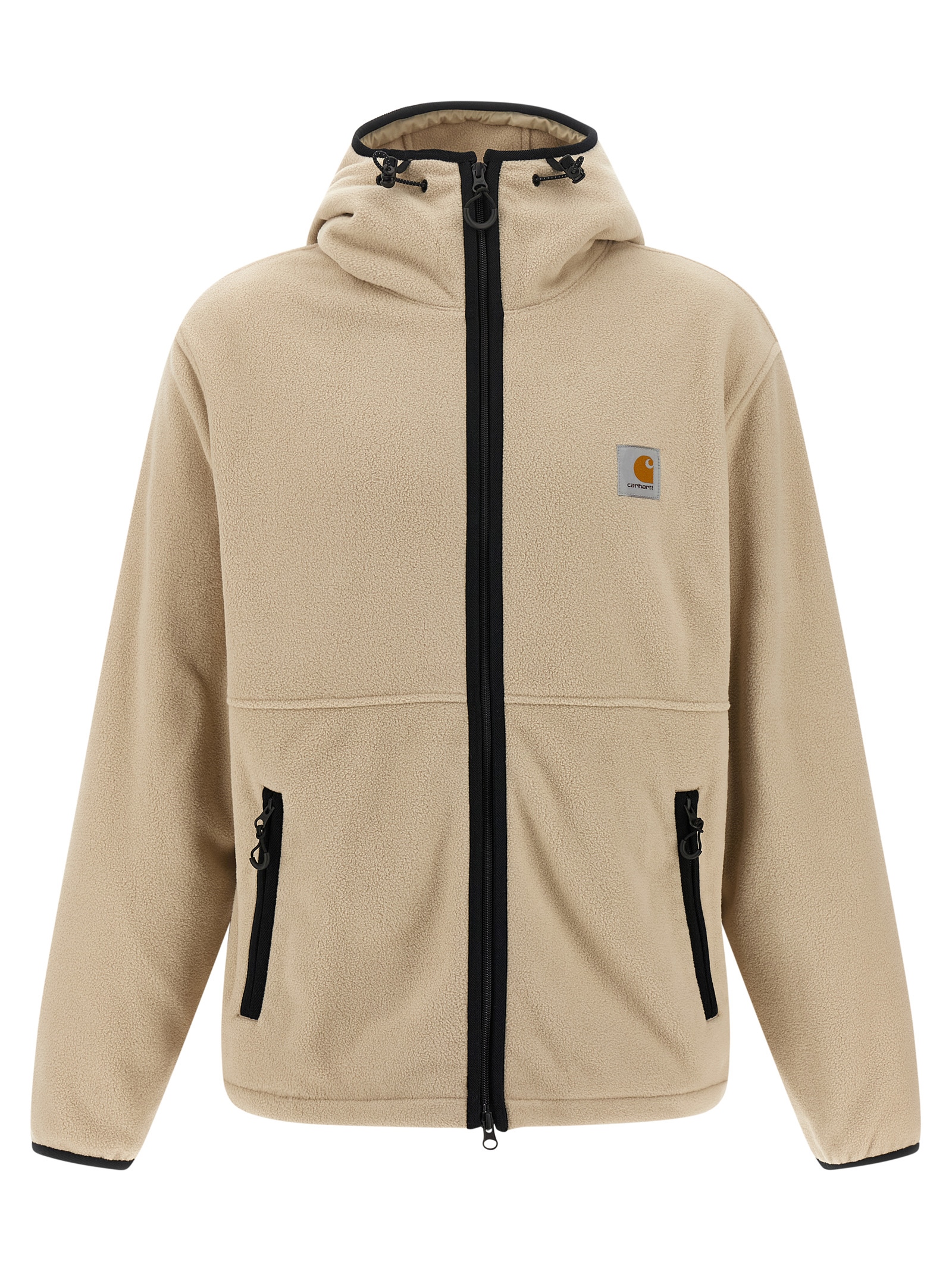 Beige Polyester Shell Jacket