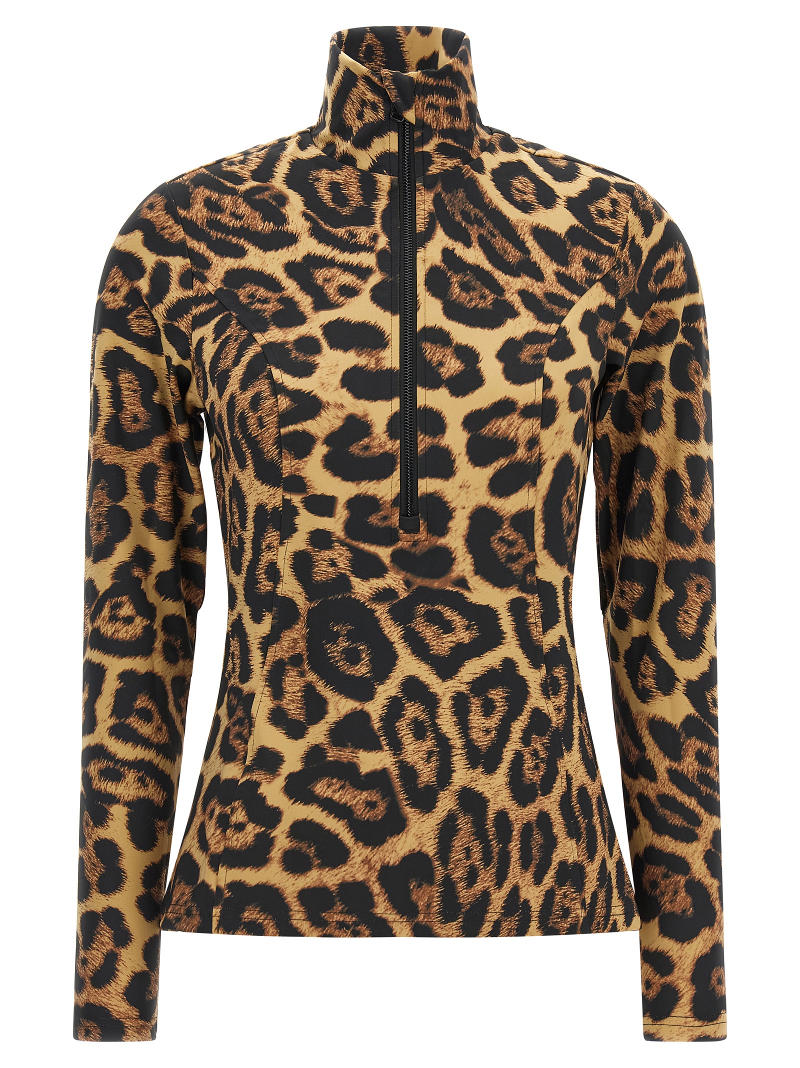 Brown Polyester Cardigan