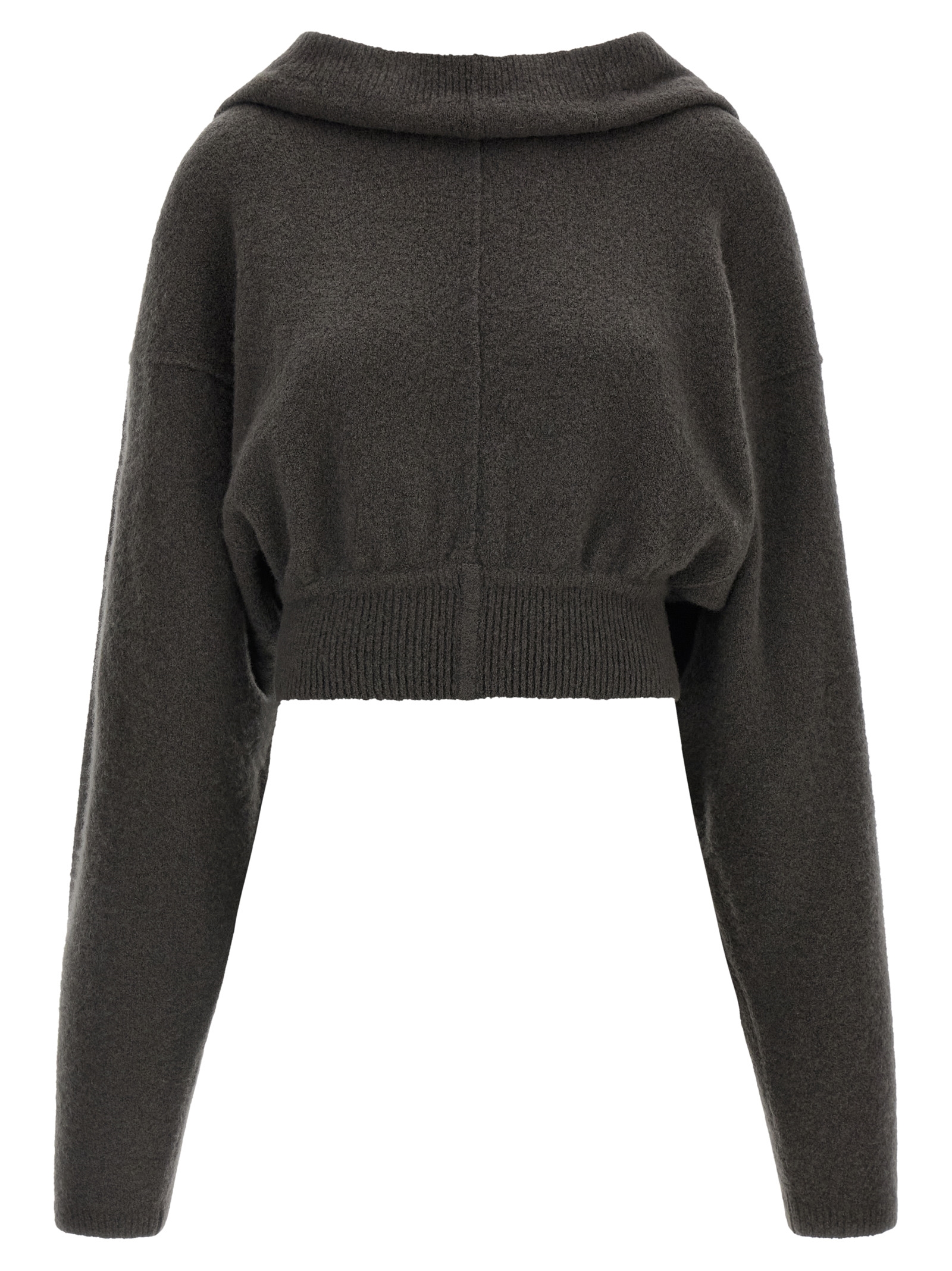 Gray Cashmere Hoodie