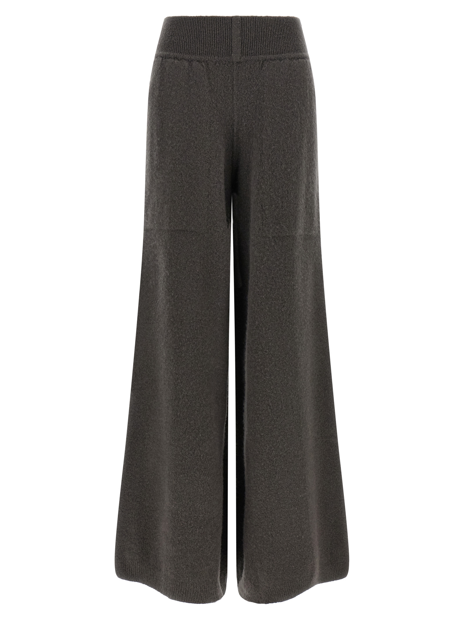 Gray Cashmere Casual Pants
