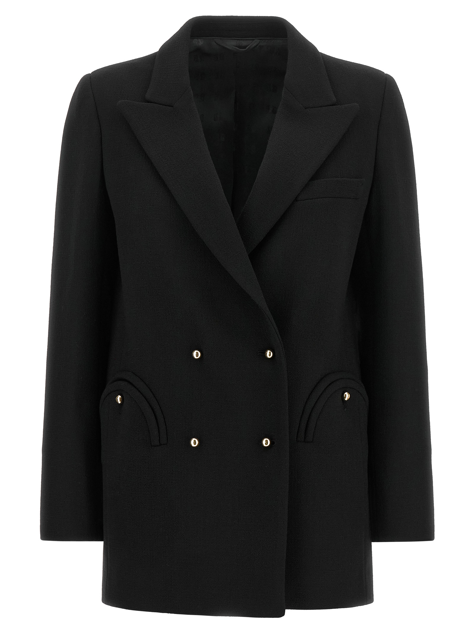 Black Virgin Wool Blazer
