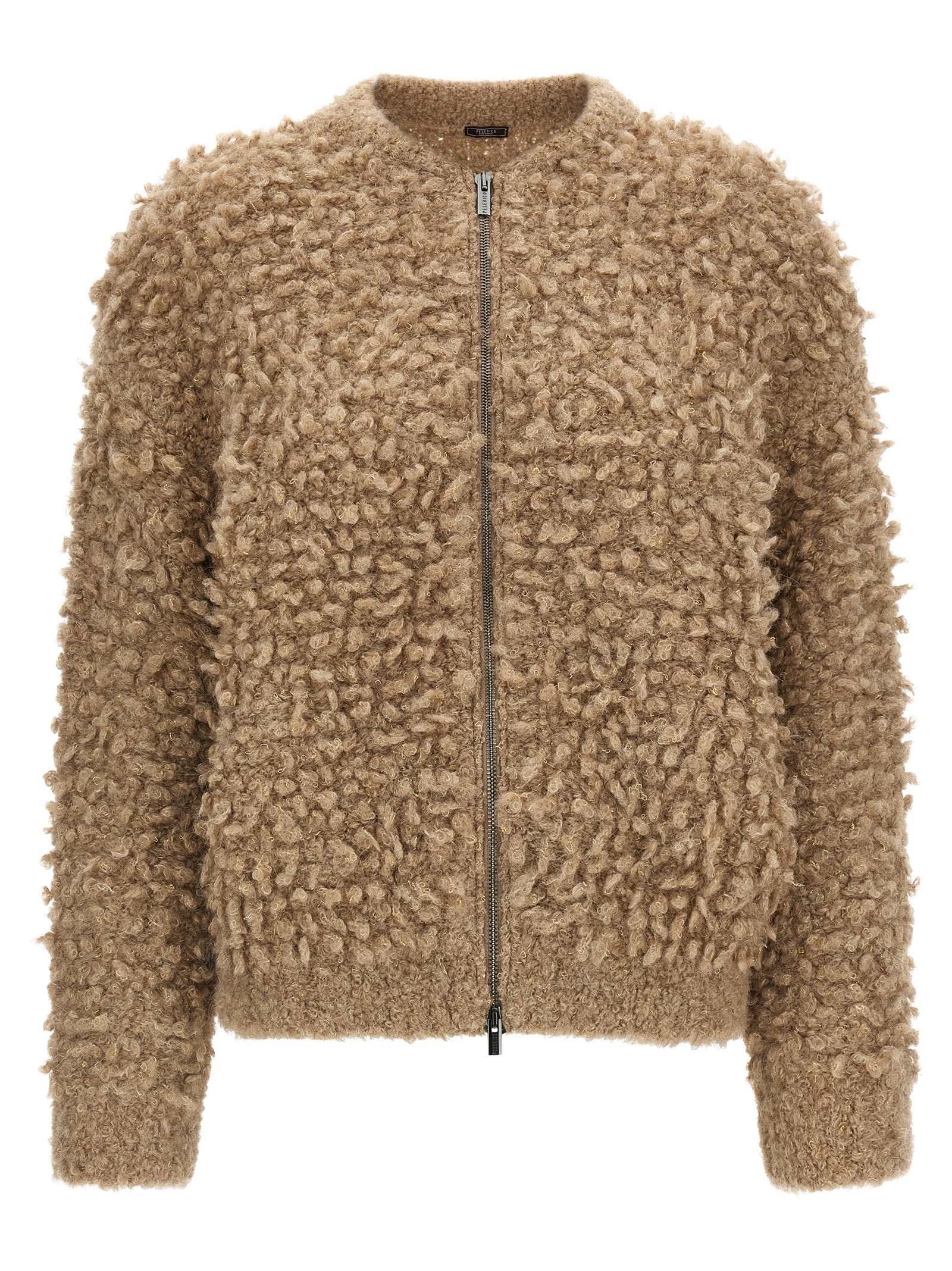 Beige Wool Bomber