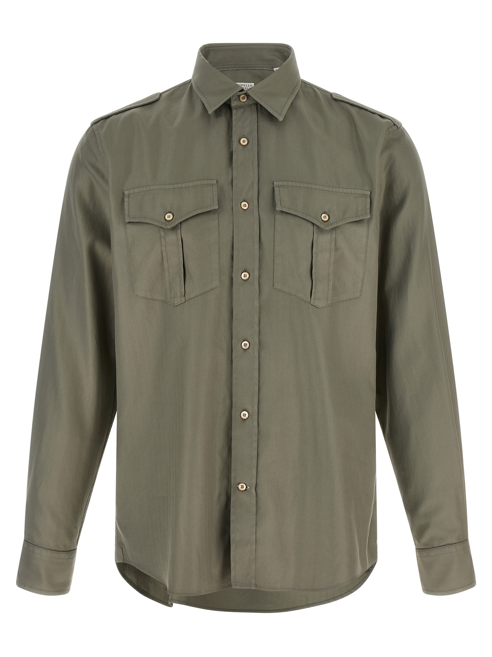 Bicolor Cotton Blouse