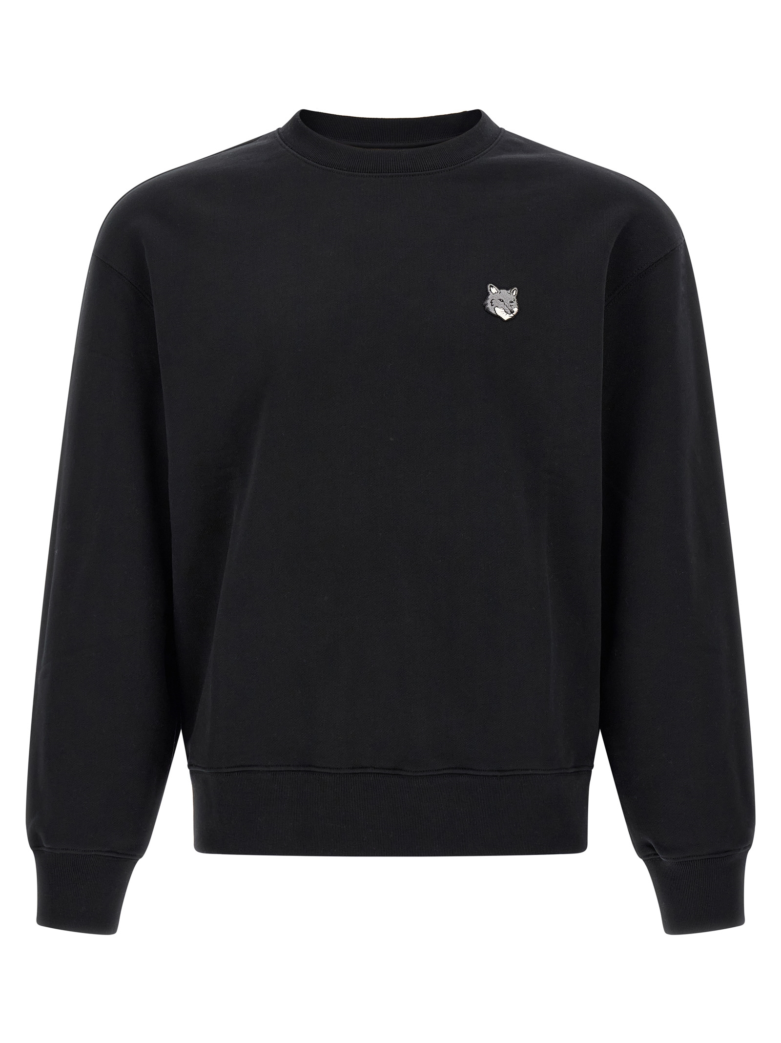 Black Cotton Sweatshirt