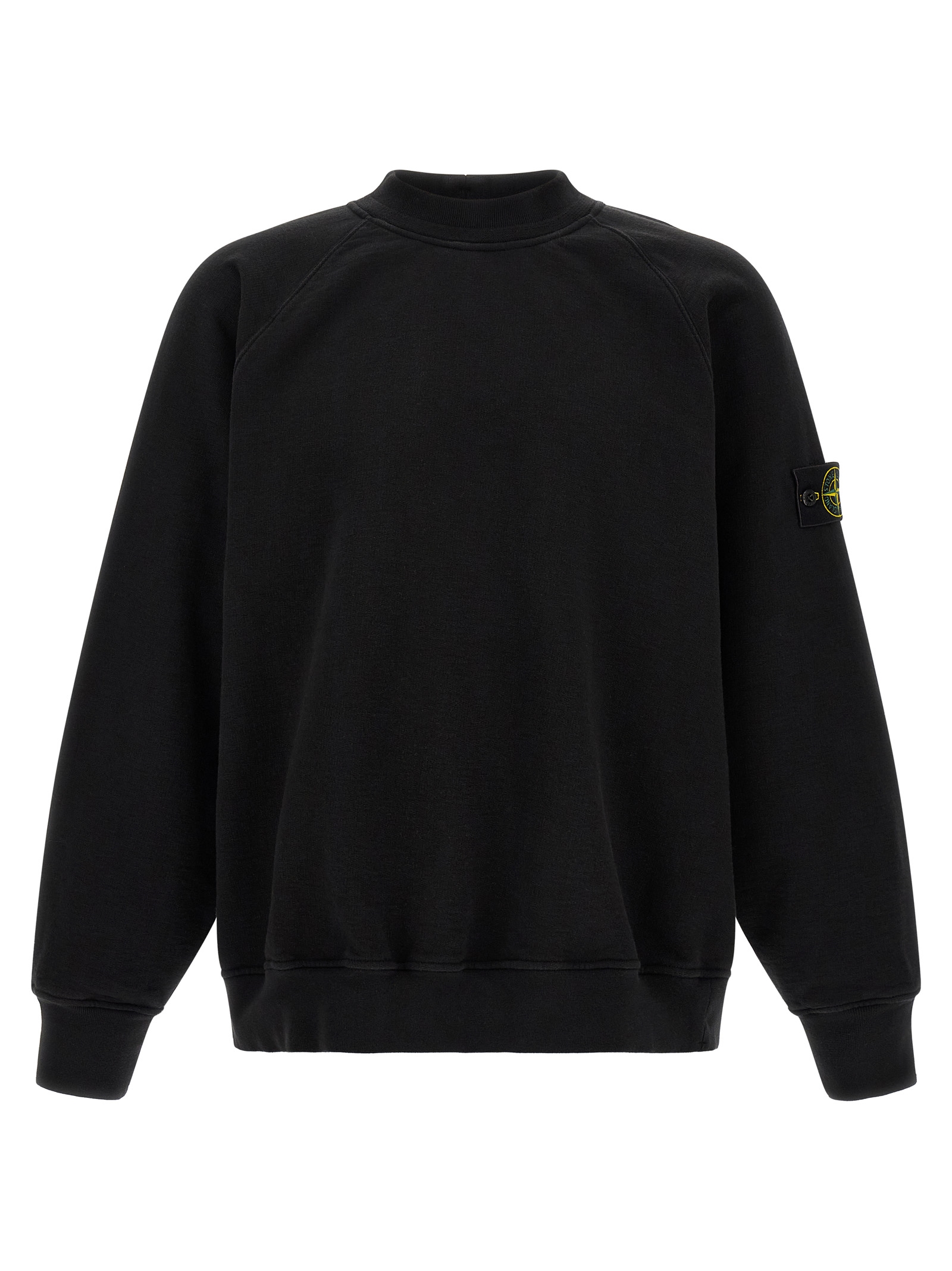 Black Cotton Sweatshirt