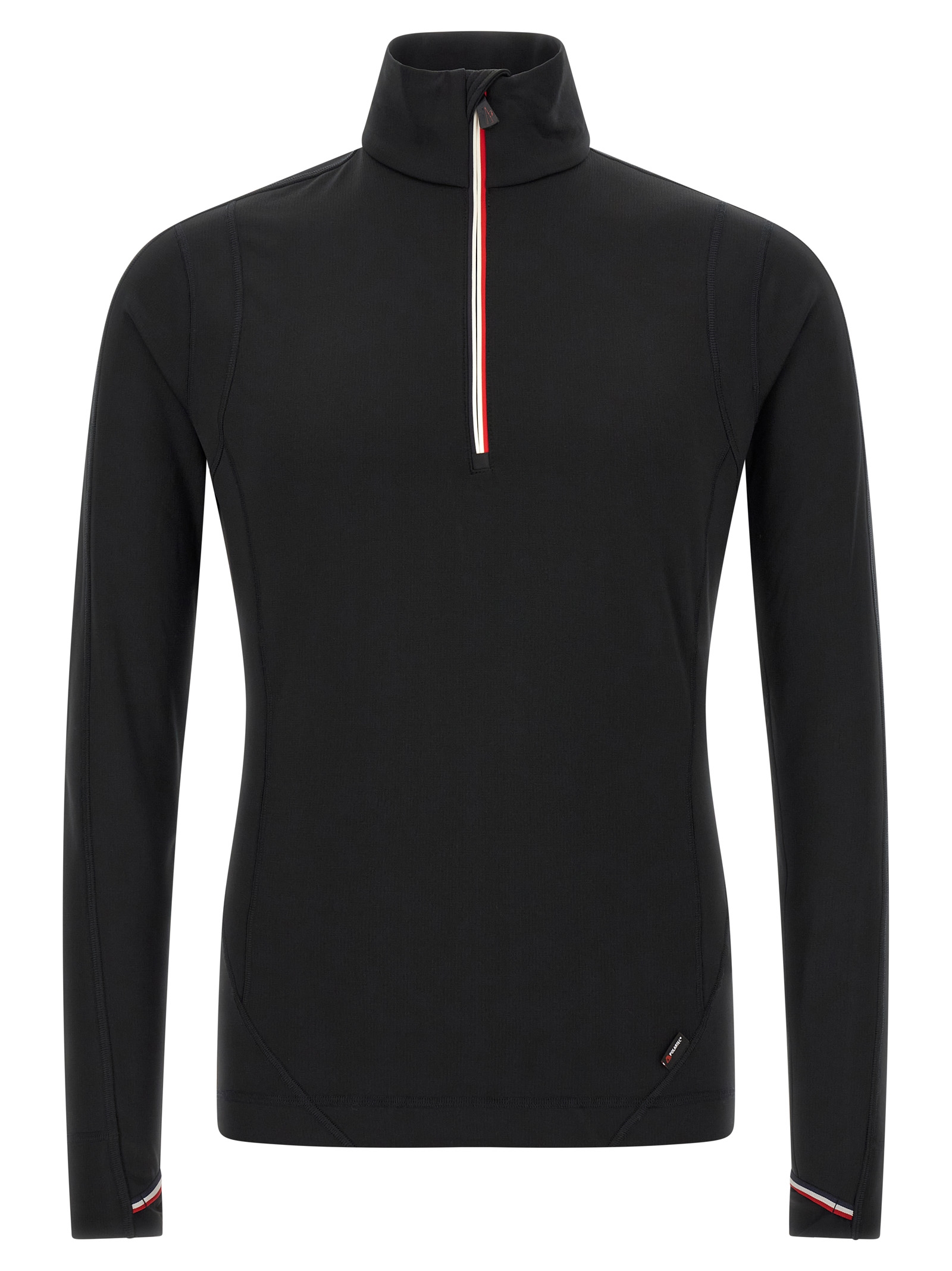 Black Polyamide Sweatshirt