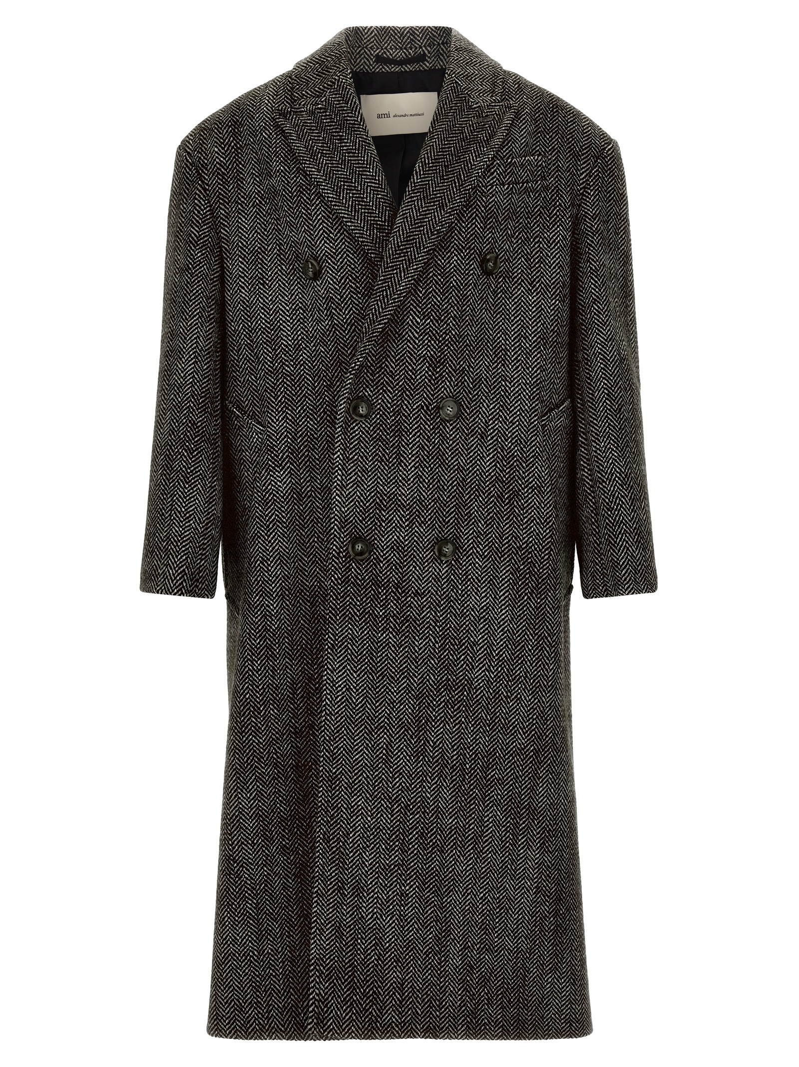 Black Virgin Wool Coat