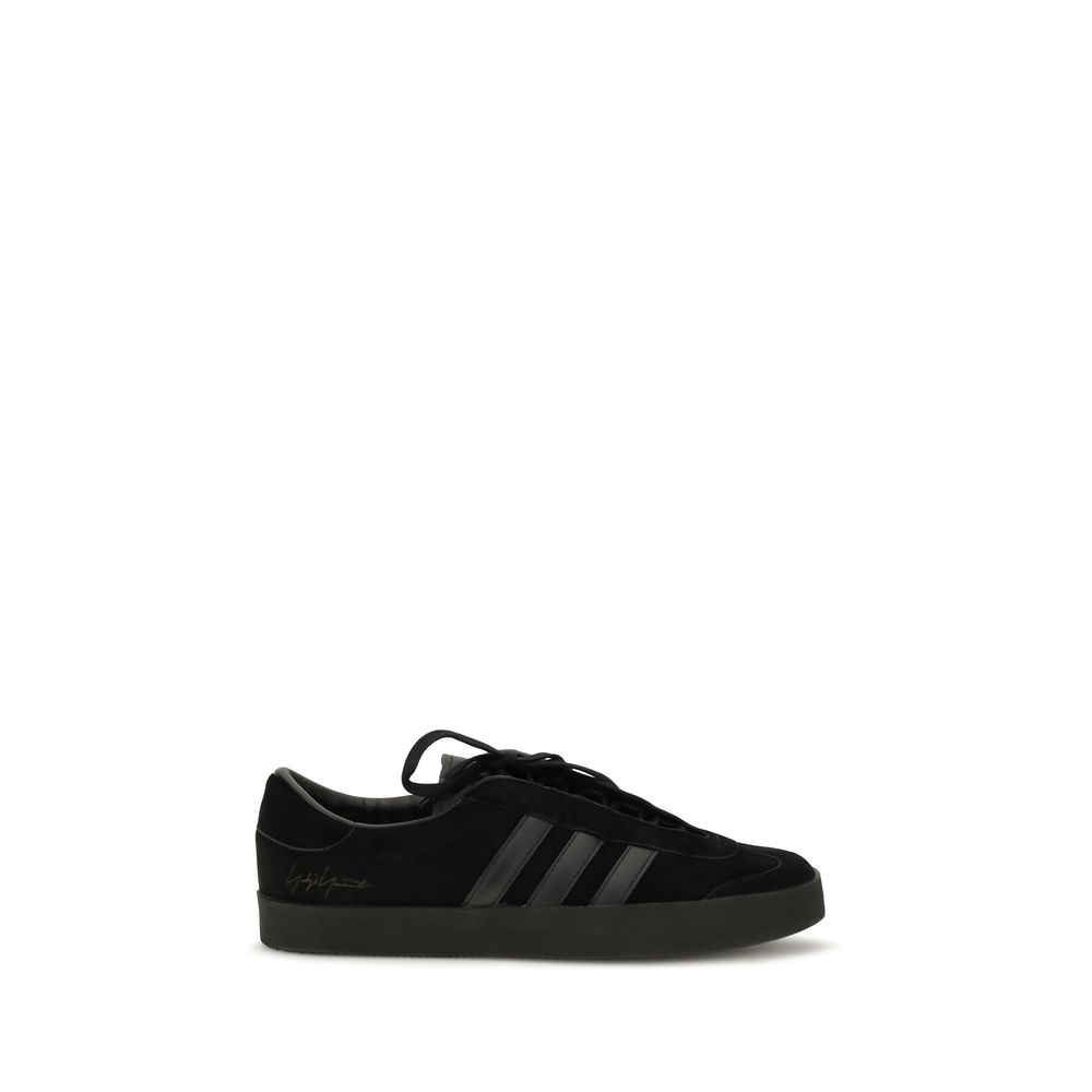 Black Calf Leather Bos Taurus Athletic Sneakers