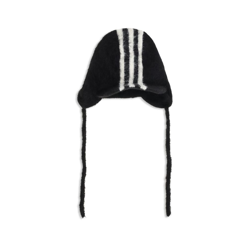Black Polyamide Beanie
