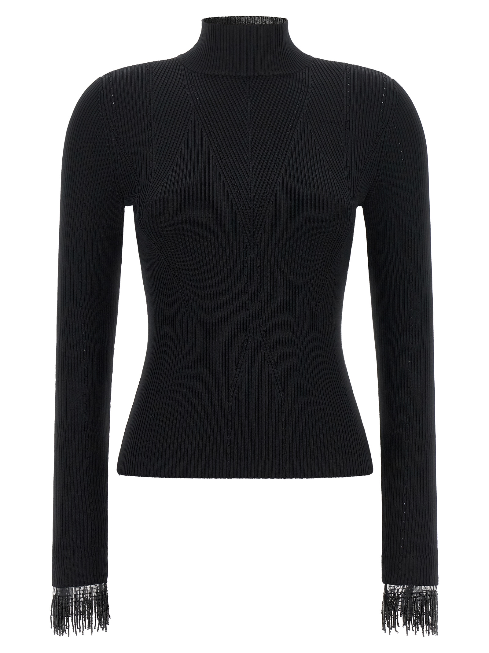 Black Viscose Cardigan