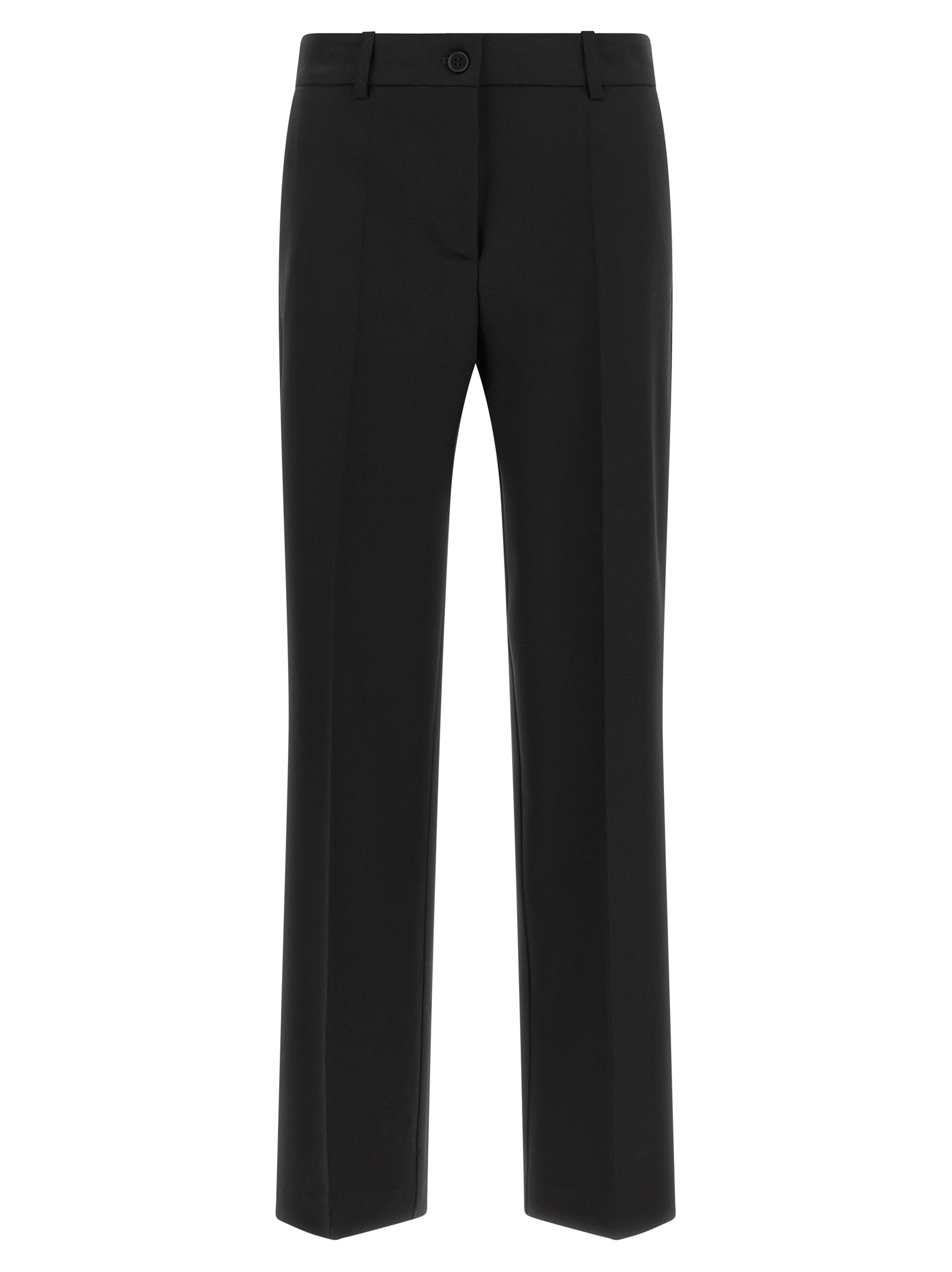 Black Virgin Wool Dress Pants