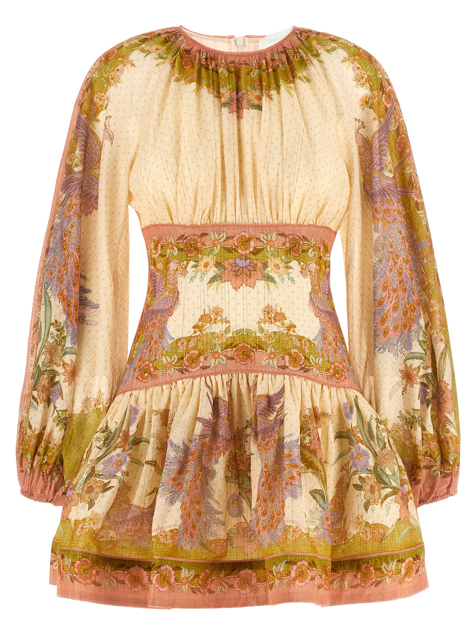 Indra cotton and silk mini dress - ZIMMERMANN - gender_Woman