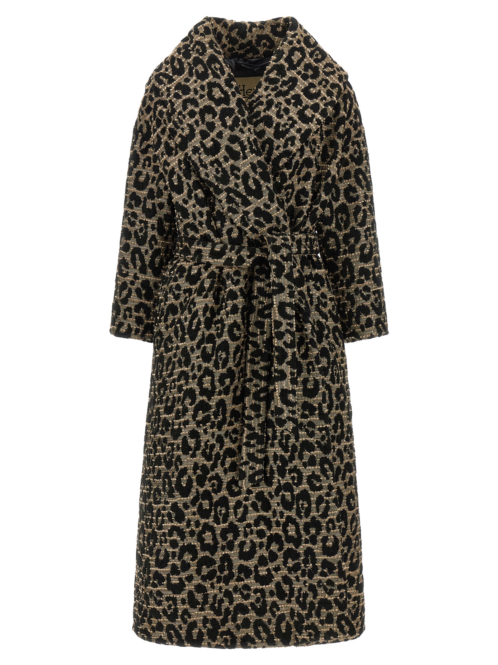 Black Acetate Coat