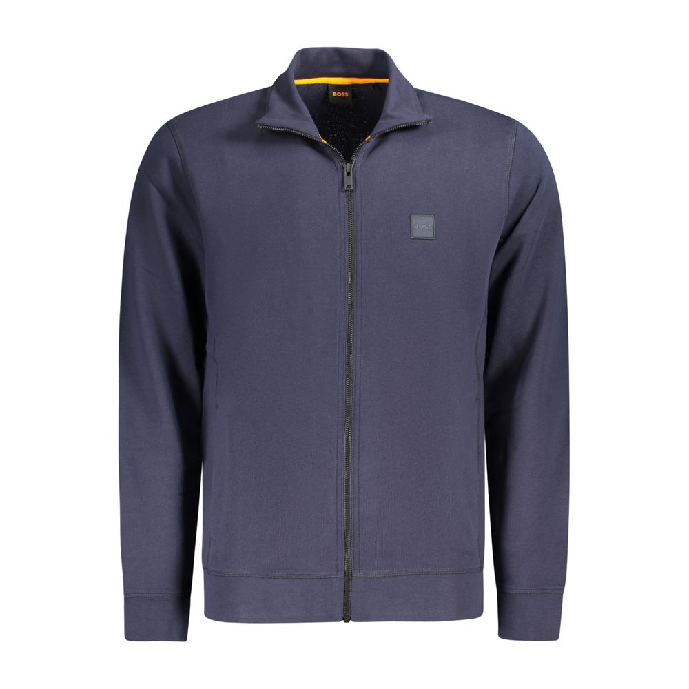 Hugo Boss Blue Cotton Men's Men's Sweatshirt