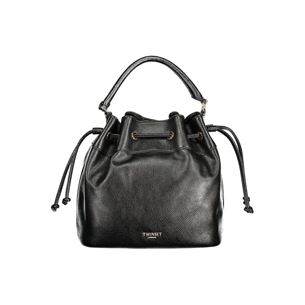 Black Polyurethane Women's Bag