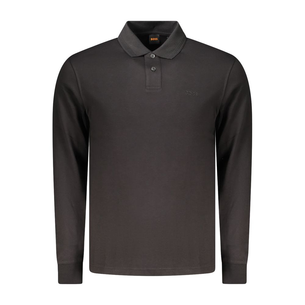 Hugo Boss Black Cotton Men's Polo Men's Shirt