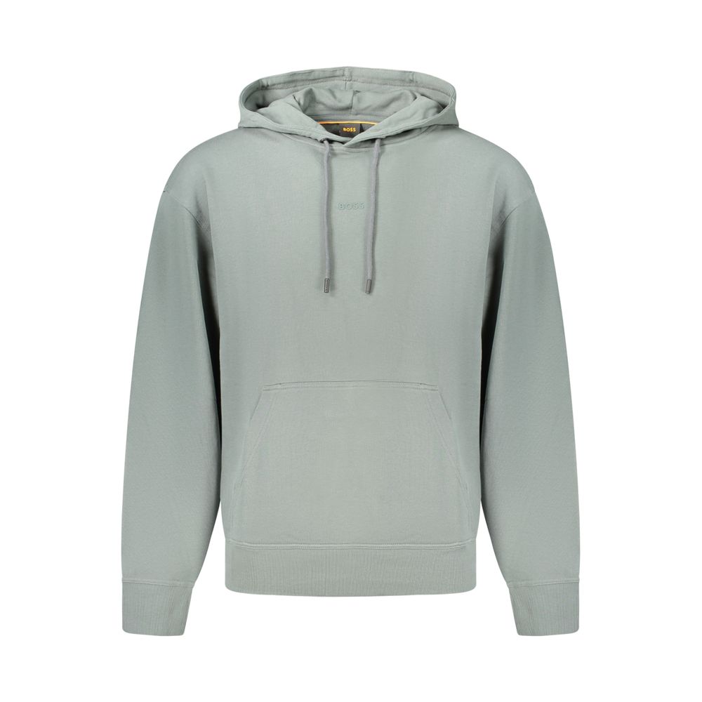 Hugo Boss Green Cotton Men's Men's Sweatshirt