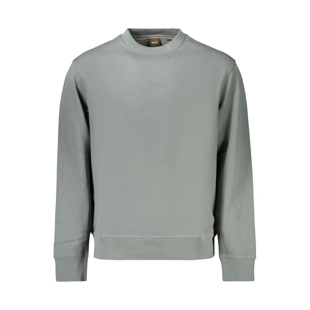 Hugo Boss Verde Cotton Men's Men's Sweatshirt