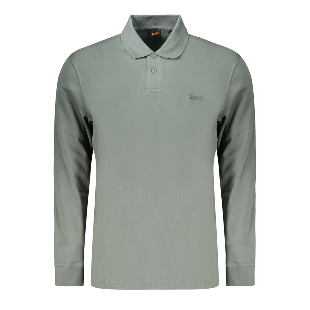 Hugo Boss Green Cotton Men's Polo Men's Shirt