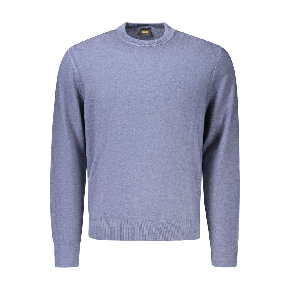 Hugo Boss Blue Wool Men's Men's Sweater