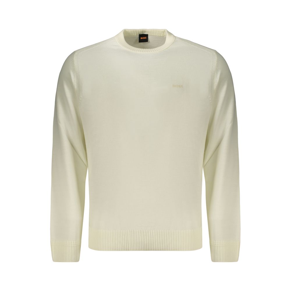 Hugo Boss White Wool Men's Men's Sweater