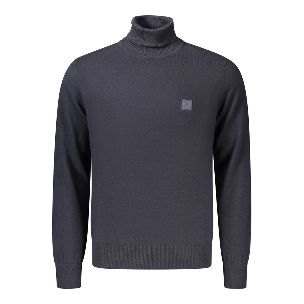 Hugo Boss Blue Cotton Men's Men's Sweater