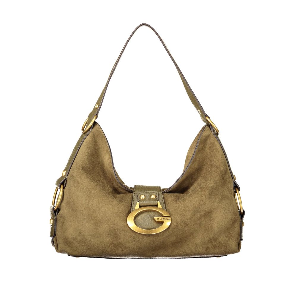 Guess Jeans Green Polyurethane Women's Women's Bag