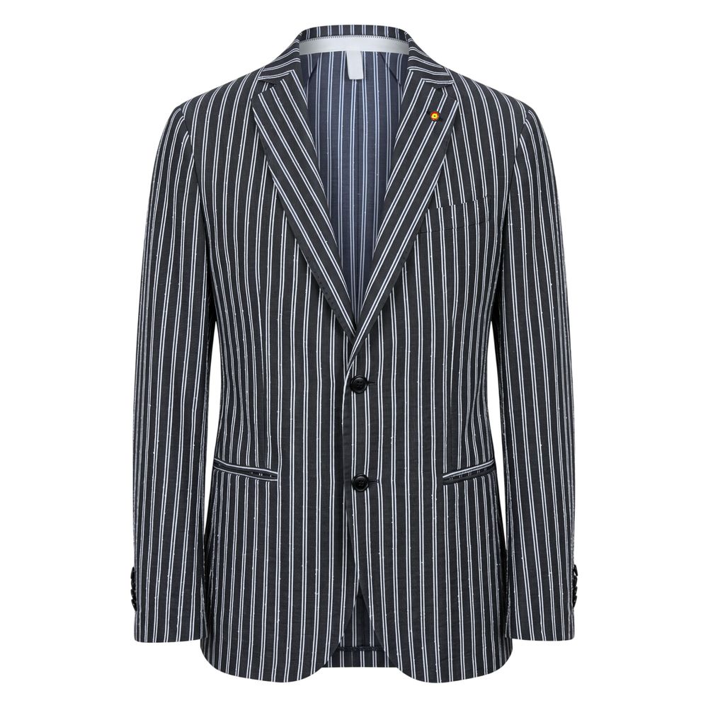 Blue Cotton Men's Jacket
