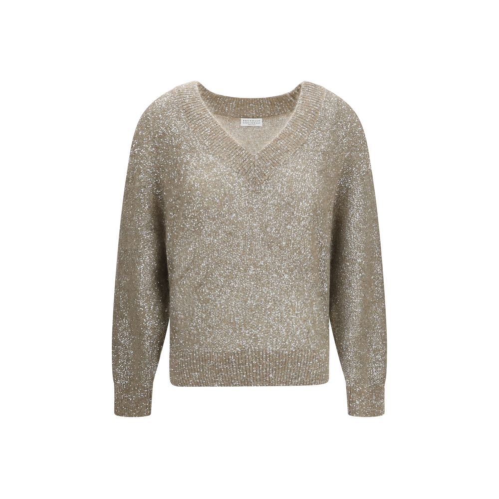 Beige Polyamide Sweatshirt