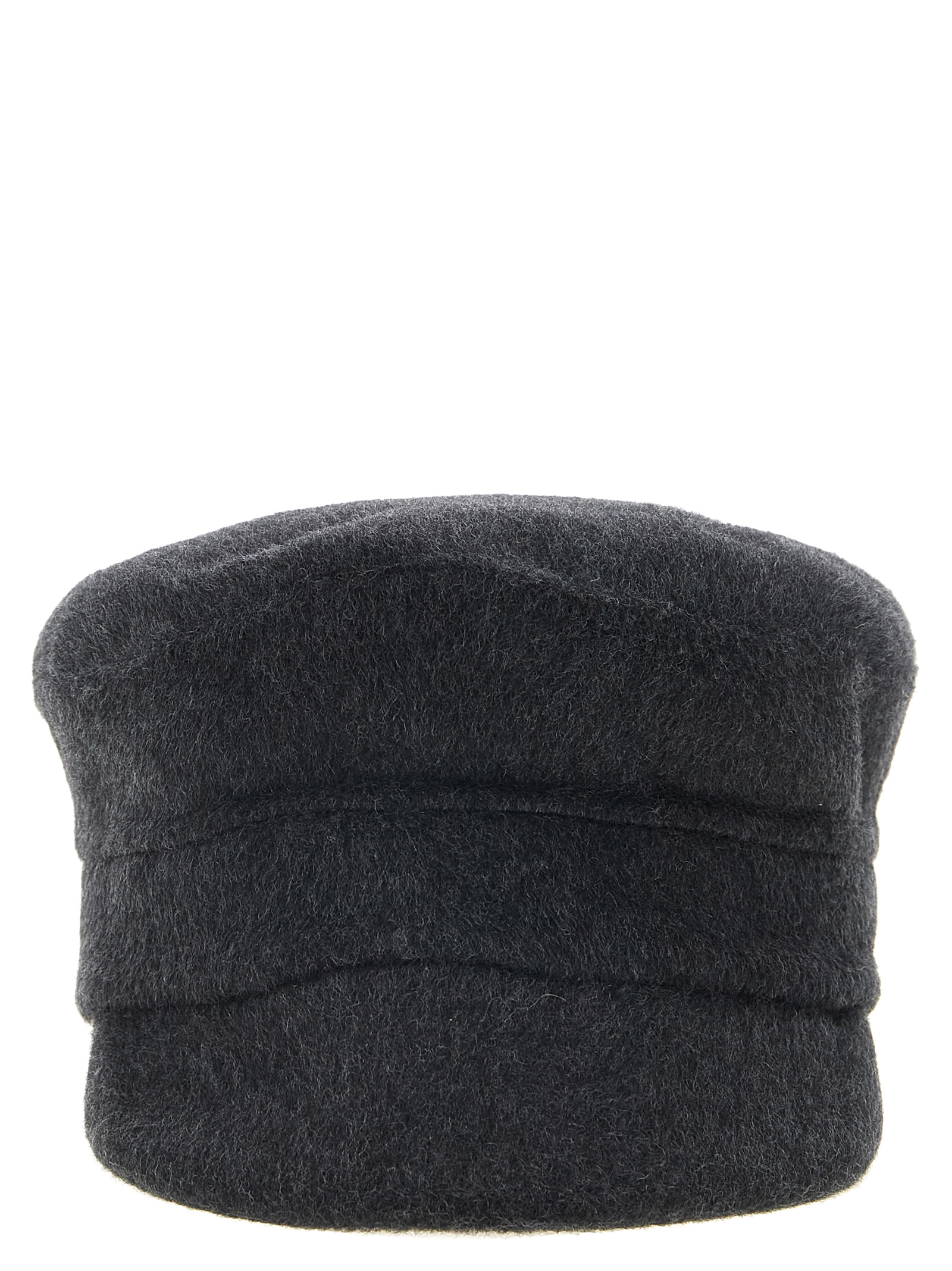 Gray Wool Fatcap Hat