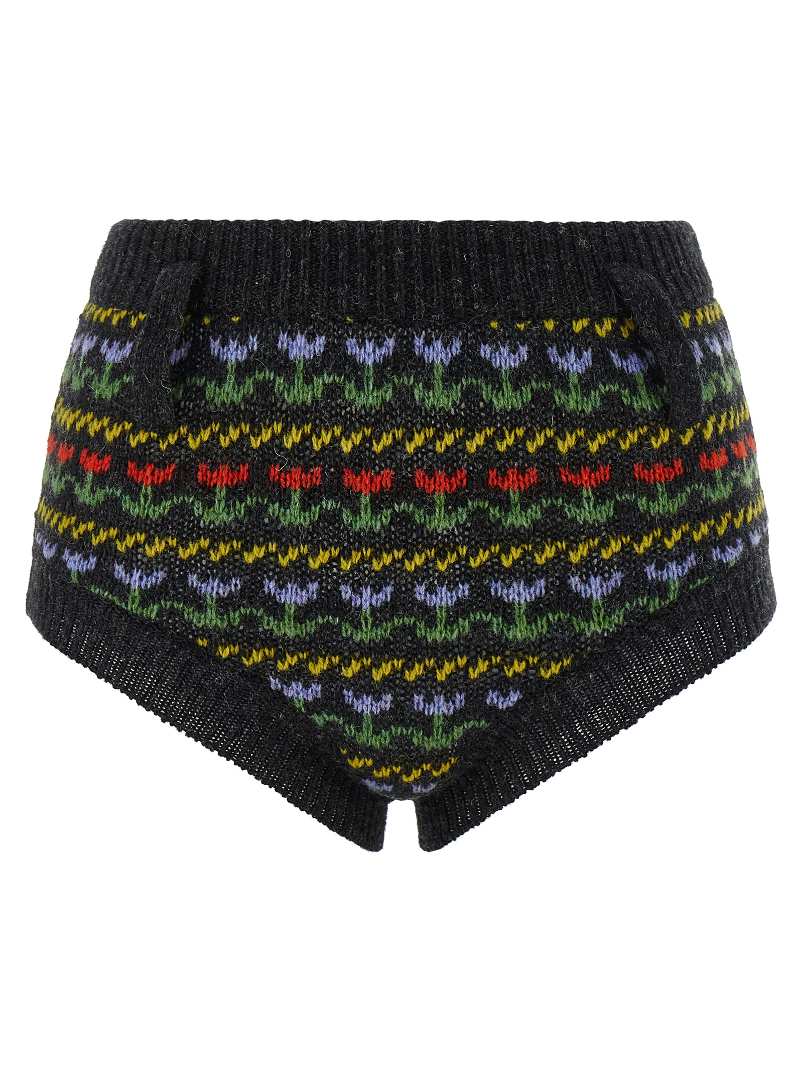 Gray Virgin Wool Bermuda Shorts