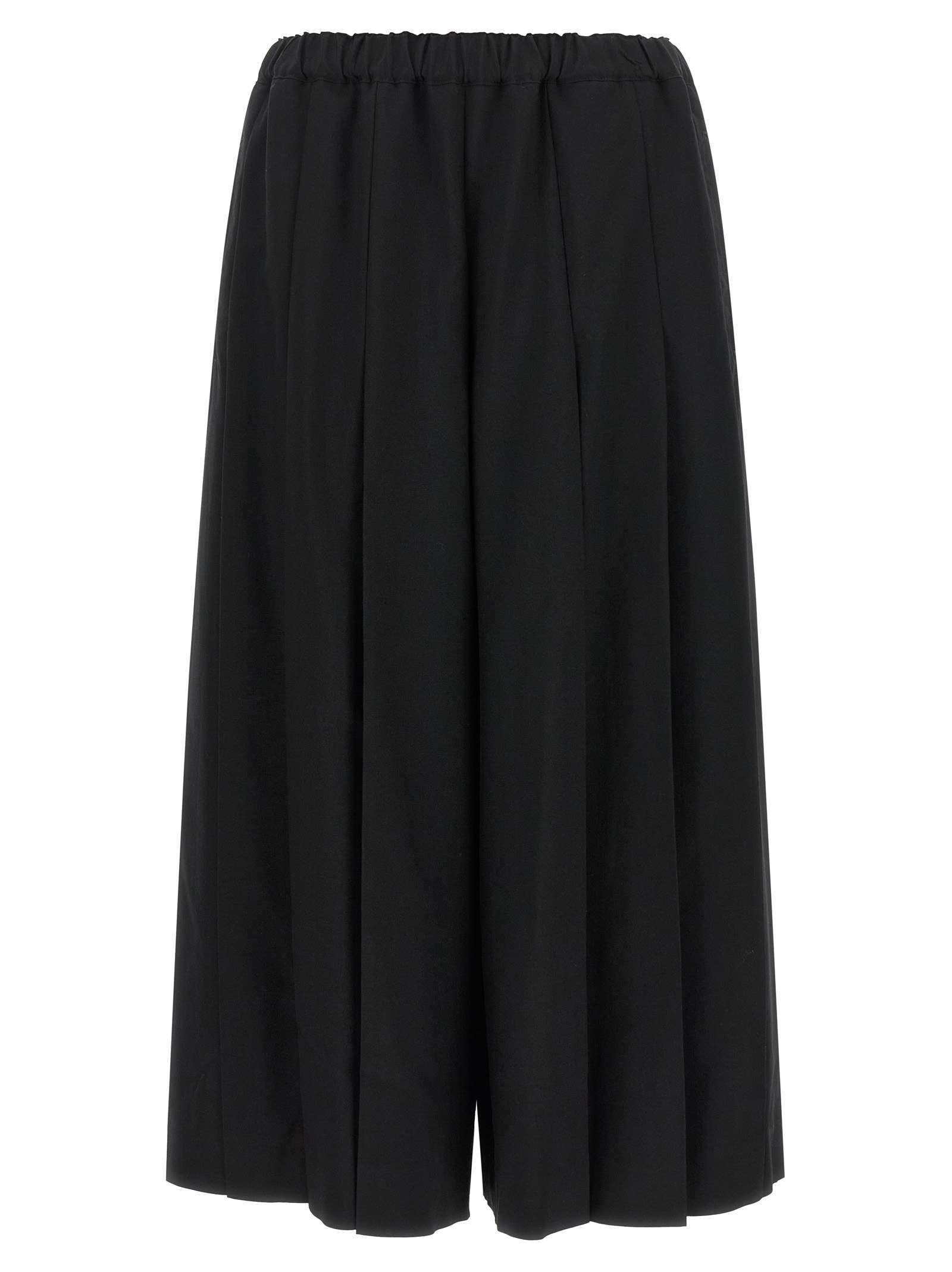 Black Wool Casual Pants