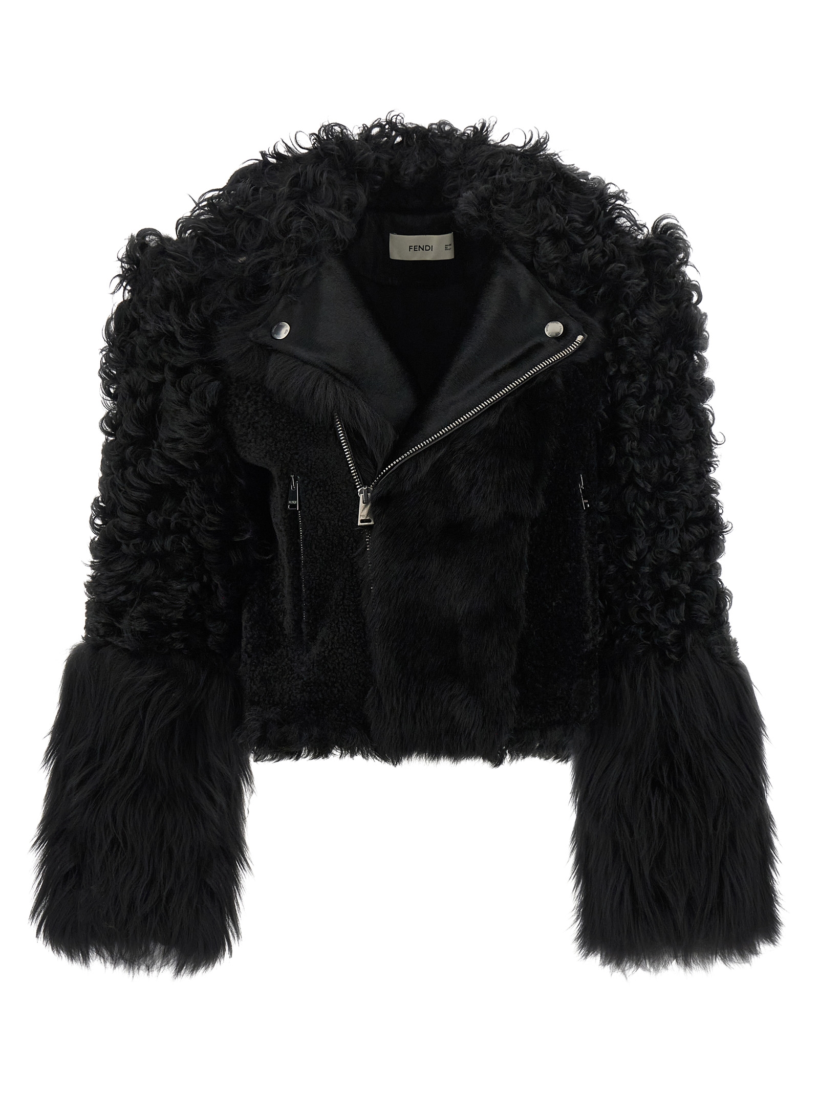 Black Lamb Leather Biker Jacket