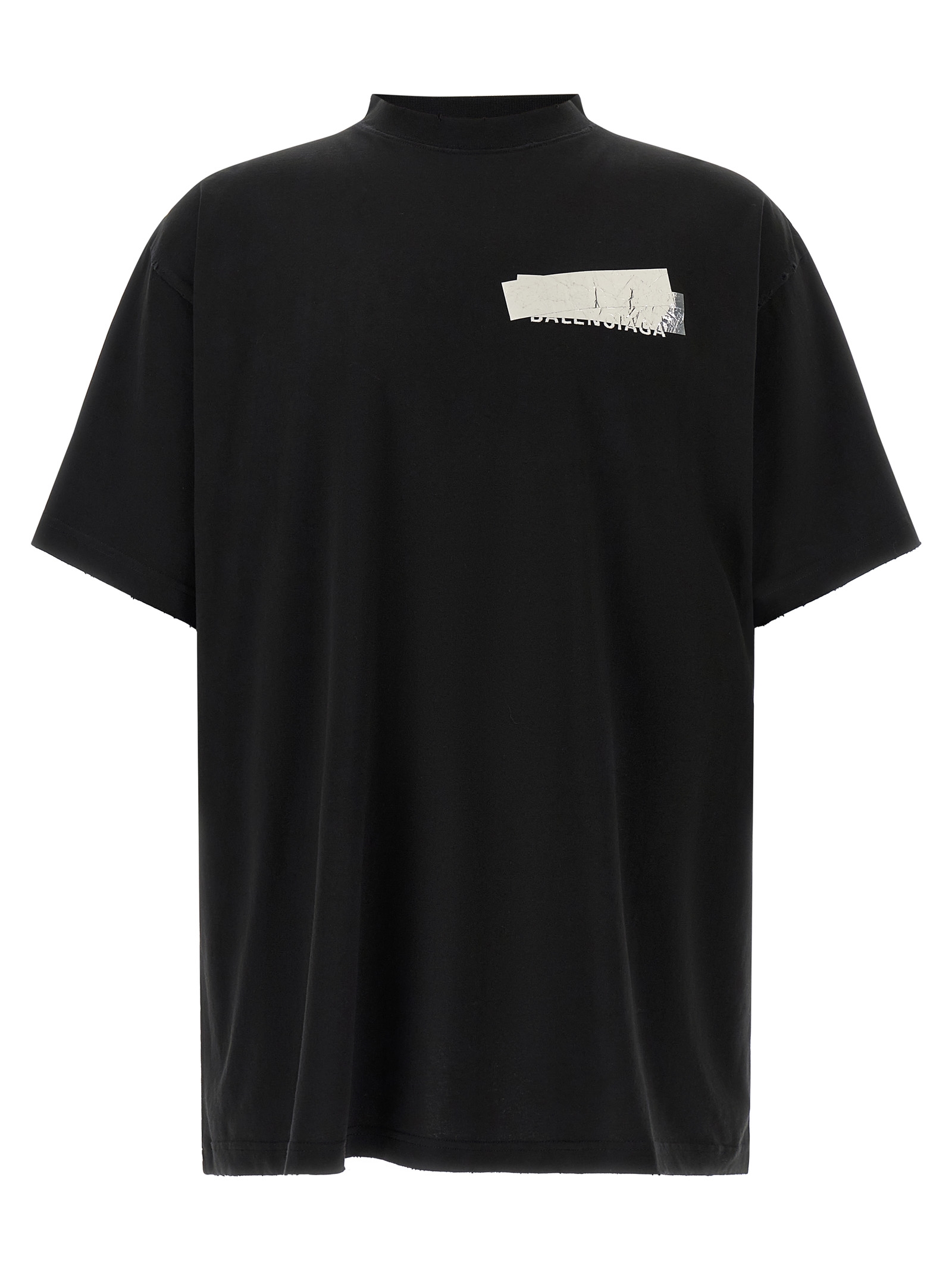 Black Cotton T-Shirt