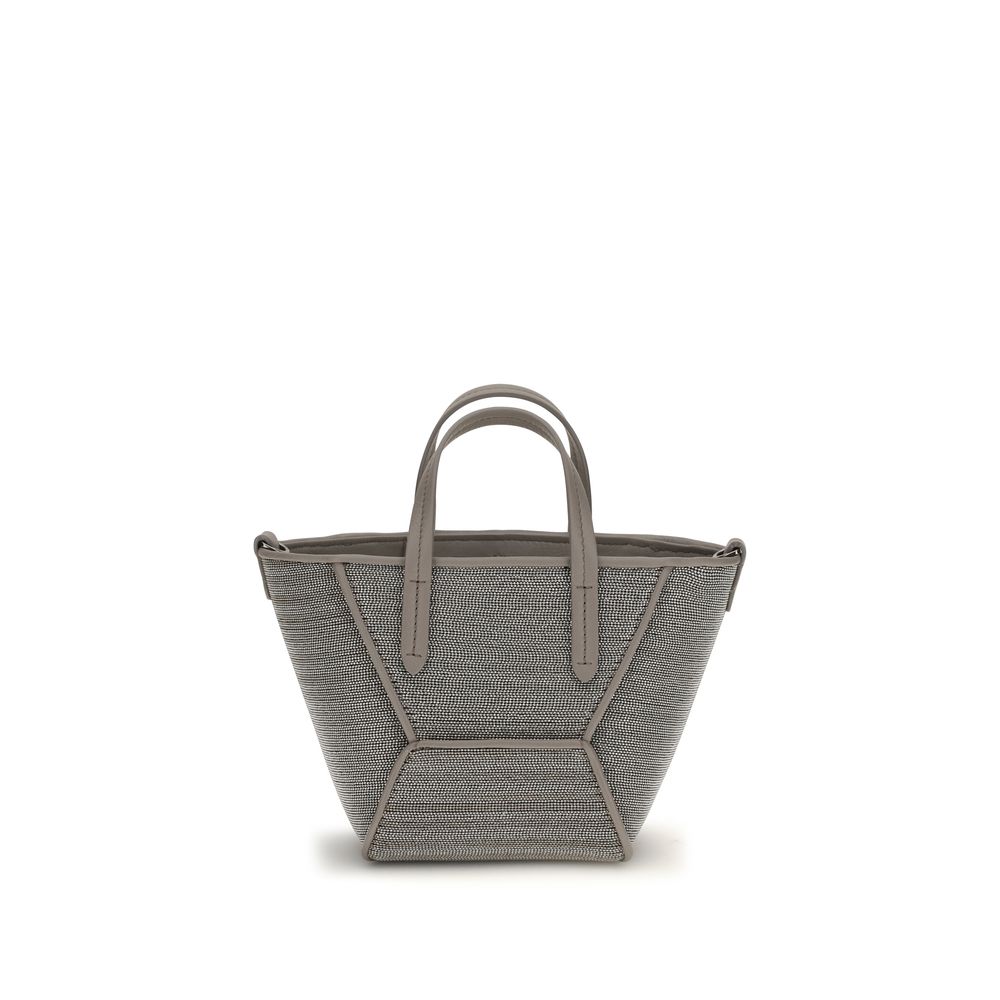 Gray Calf Leather Bos Taurus Shoulder Bag
