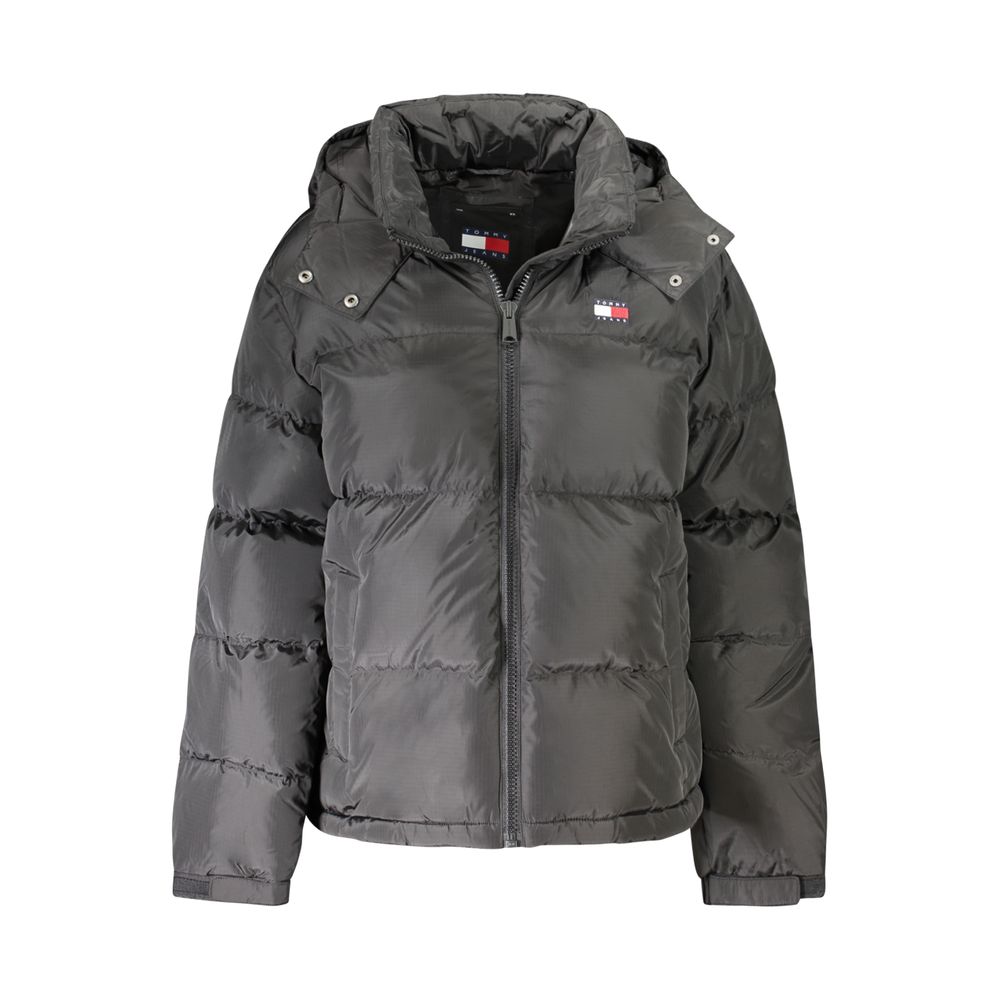 Tommy Hilfiger Recycled Polyester Quilted Puffer Jacket — Black