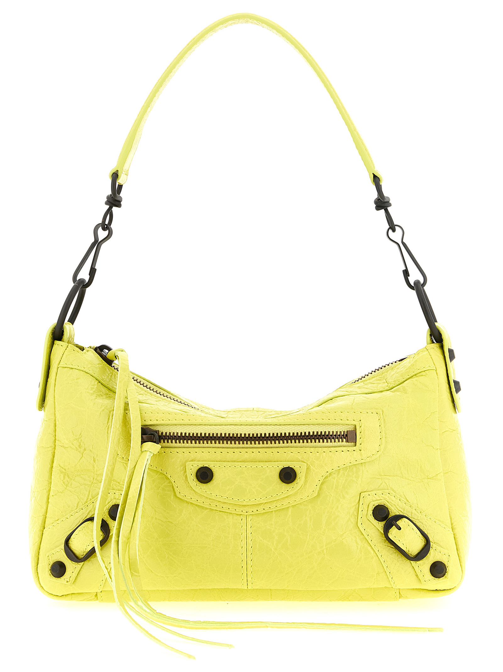 Multicolor Lamb Leather Shoulder Bag