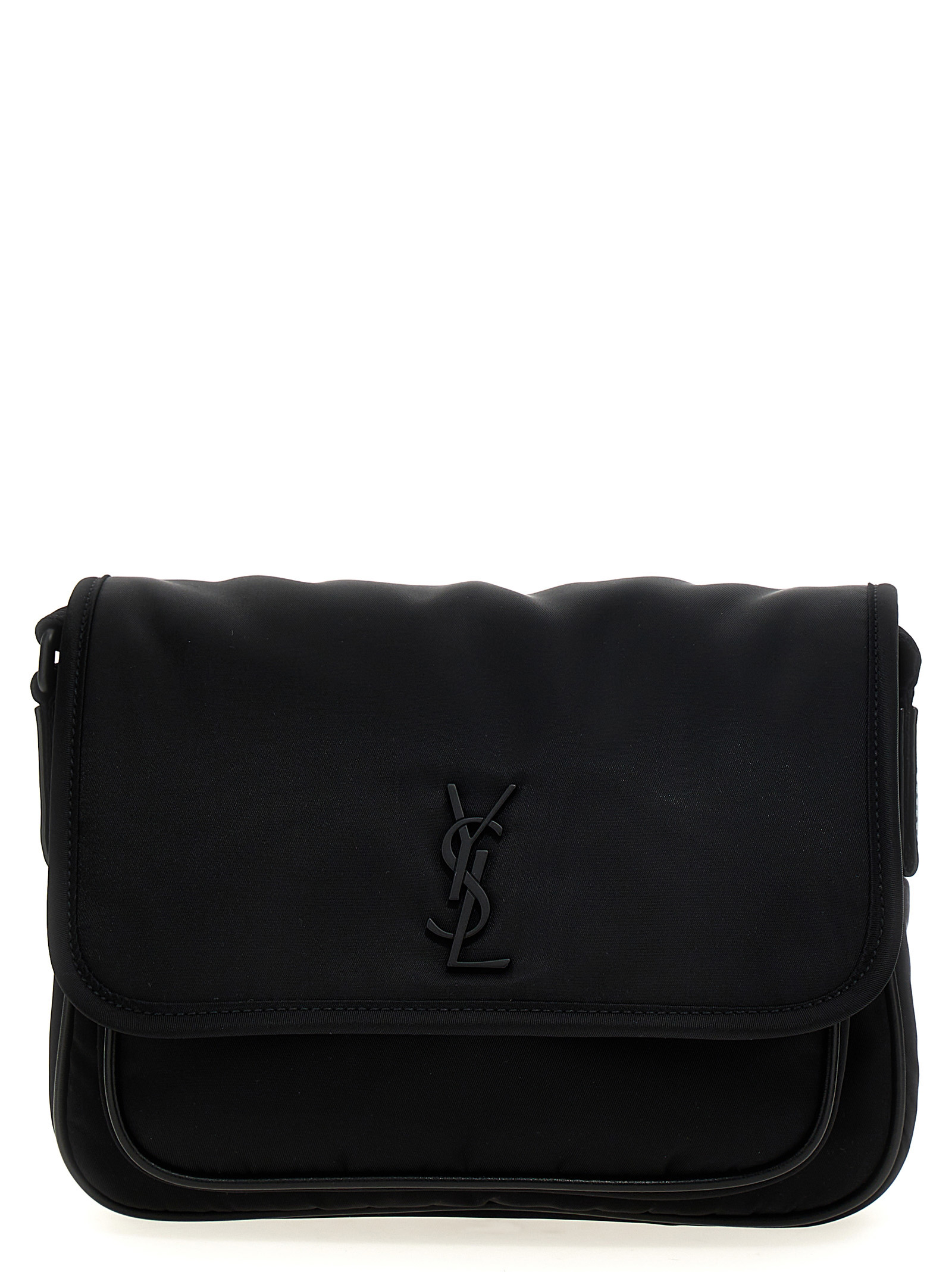 Black Polyamide Crossbody Bag