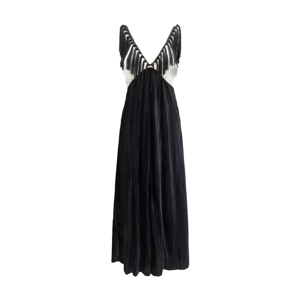 Black Viscose Casual Dress