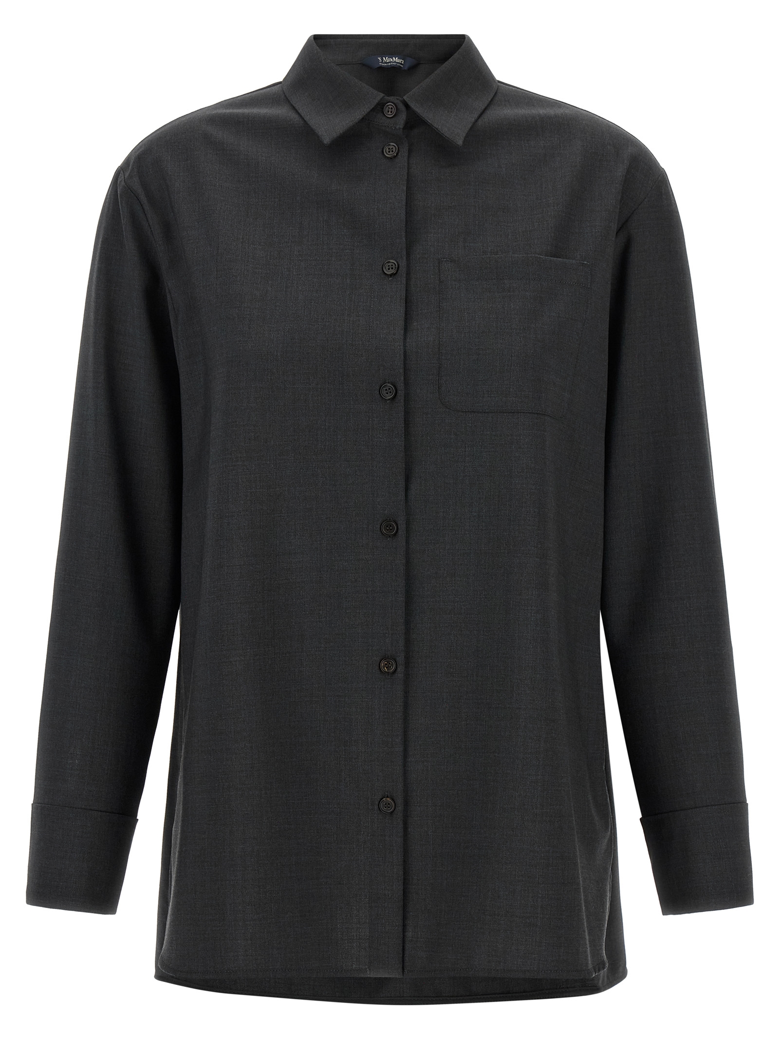 Gray Wool Blouse