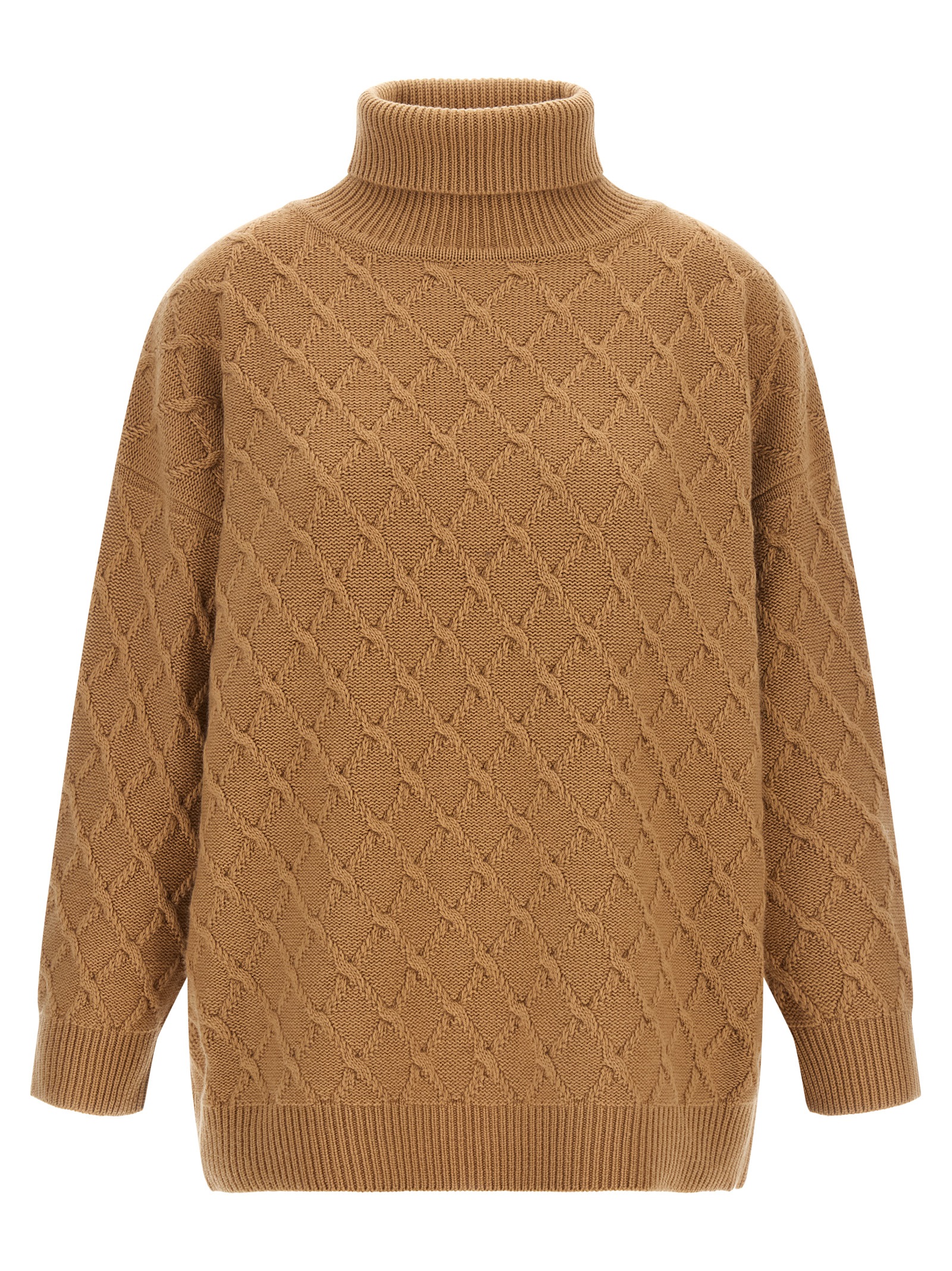 Beige Wool Cardigan