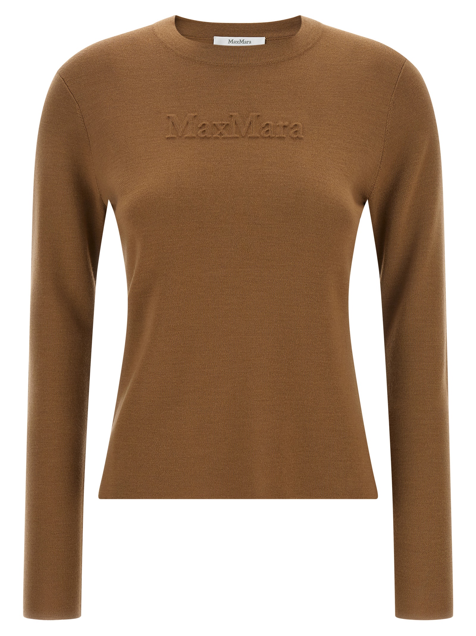 Beige Virgin Wool Cardigan