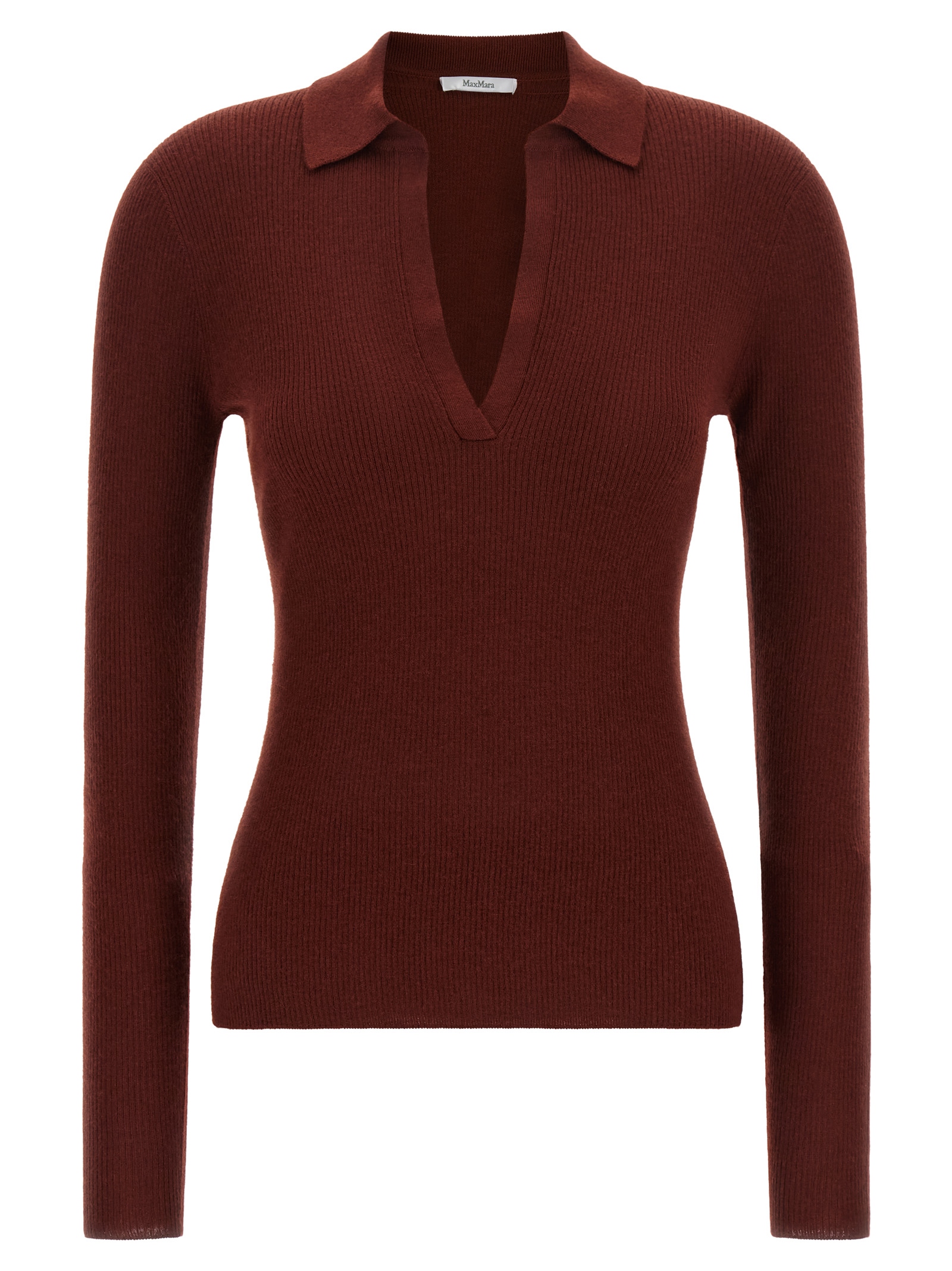 Bordeaux Cashmere Polo Shirt